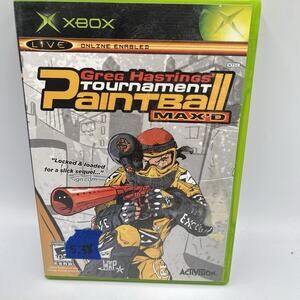 Microsoft Xbox Original - Greg Hastings' Tournament Paintball MAX'D